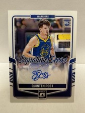 QUINTEN POST 2024-25 Panini Donruss Optic - Signature Series #SS-POT (AU, RC)