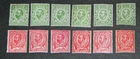 KGV 1911 1912 Downey Head Full set of 12 From SG321-350 Mint Lightly Hinged MH