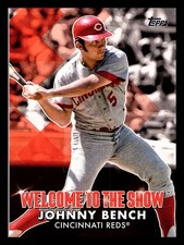 2022 Topps #WTTS-44 Johnny Bench Welcome to the Show Cincinnati Reds