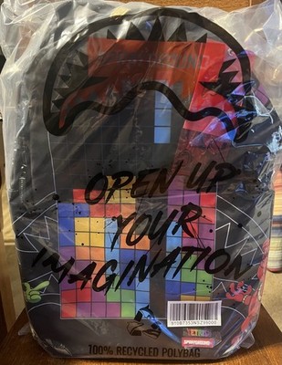 NEW SPRAYGROUND TETRIS & DIABLO MONEYBEAR BACKPACK BOOKBAG LIMITED