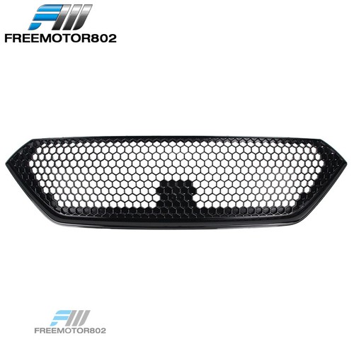 For 22-25 Subaru WRX Sedan Sport Style Front Bumper Upper Grille ABS Gloss Black - Bild 4 von 7