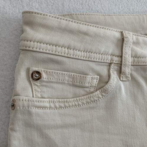 DL1961 Jeans Women's Florence Skinny Mid Rise Instasculpt Cropped Ivory Size 29 - Picture 6 of 16