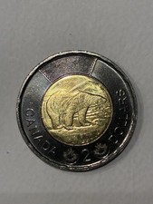 2022 Canada $2 Two Dollar Coin Honouring Queen Elizabeth II Black Nickel AU/UNC