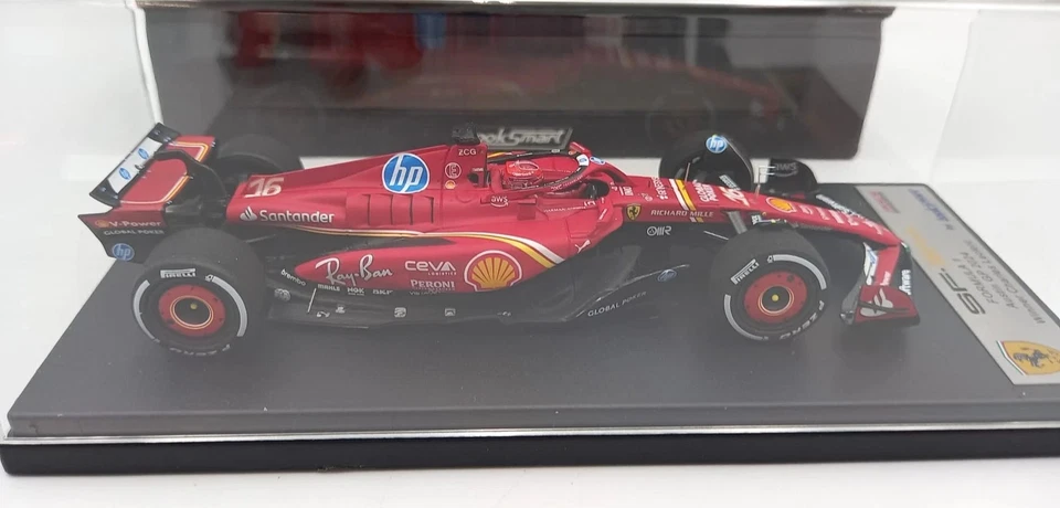 1:43 LOOKSMART MODELLINO AUTO F1 FERRARI SF-24 #16 LECLERC WINNER AUSTIN GP 2024 - Immagine 4 di 4