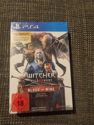 The Witcher 3 - Wild Hunt,  Blood And Wine PS4 OVP / NEU / DE