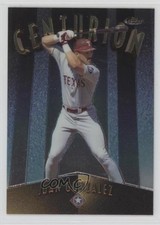 1998 Topps Finest Centurions 395/500 Juan Gonzalez #C9 04vb