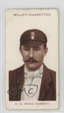 1908 Wills Cricketers Tobacco Large S EG Hayes #49
