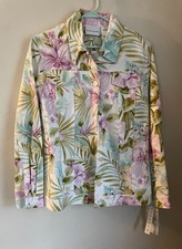 NWT Alfred Dunner Ladies' Spring Jacket Sz 8 Floral In Bloom MSRP 60
