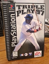 Triple Play 97 [Long Box] Playstation PS1 Complete w/ Manual CIB Excellent 