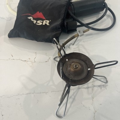 MSR WHISPERLITE Camping Backpacking Hiking Stove With Bag And Pieces See Pics