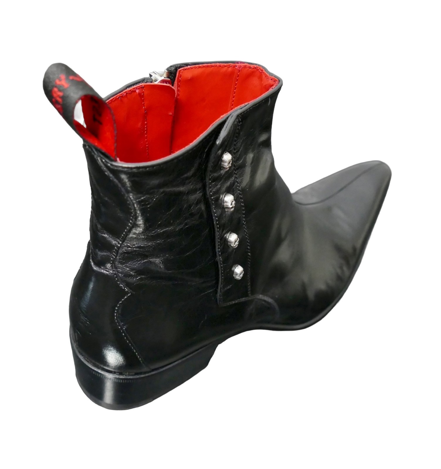 Jeffery-West MAINLINE Rochester 'TERENCE' Black Botticelli Stud Boot RRP £425 image 6