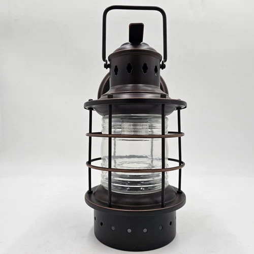 NEW IN BOX Vaxcel OW37051BBZ Hyannis Wall Light | Bronze Nautical Lantern Sconce - Picture 1 of 11
