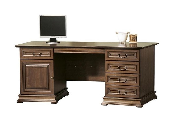 Schreibtisch Computertisch Designer-Tisch BüRotisch Holz Arbeitsplatz-image