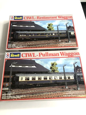2 Revell Railway Coach Kits. Restaurant Waggon 2181 & Pullman Waggon 2180 - Image 1 of 4