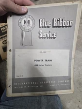 IH "Blue Ribbon" 424 Series  TRACTOR POWER TRAIN SERVICE MANUAL GSS-1359 Oem