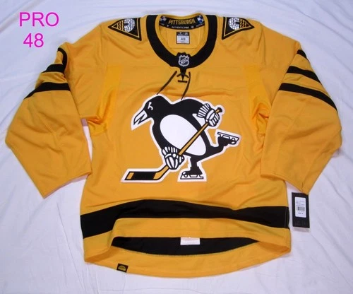 NO TARIFFS sz 48  Pittsburgh Penguins Fanatics Authentic PRO Hockey Jersey alt