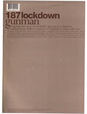 187lockdown gunman 12'' uk