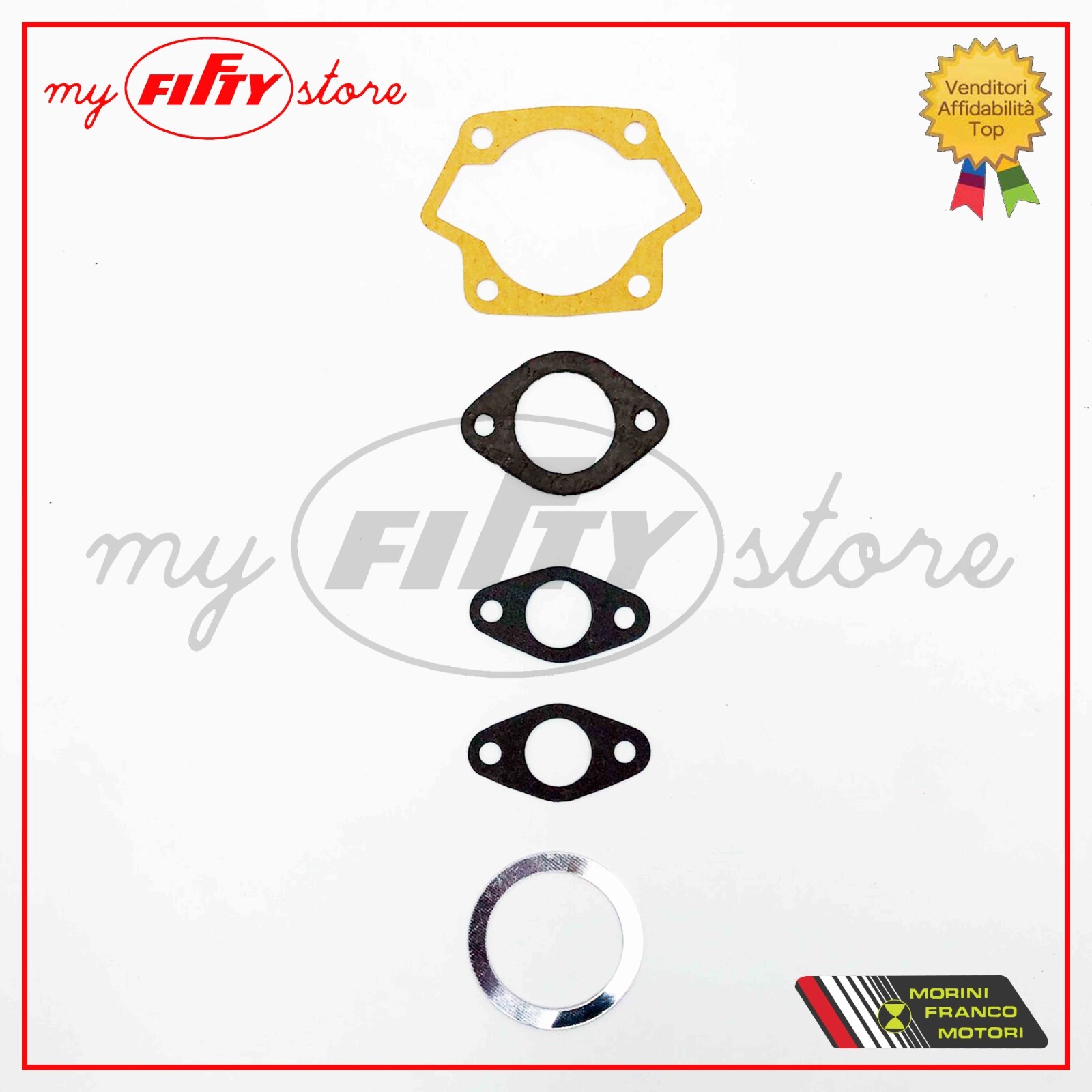 P400150850221 Serie Guarnizioni Motore Athena Franco Morini 2t G30 Lc - 1992/1994 (15 Pezzi - Foto 10