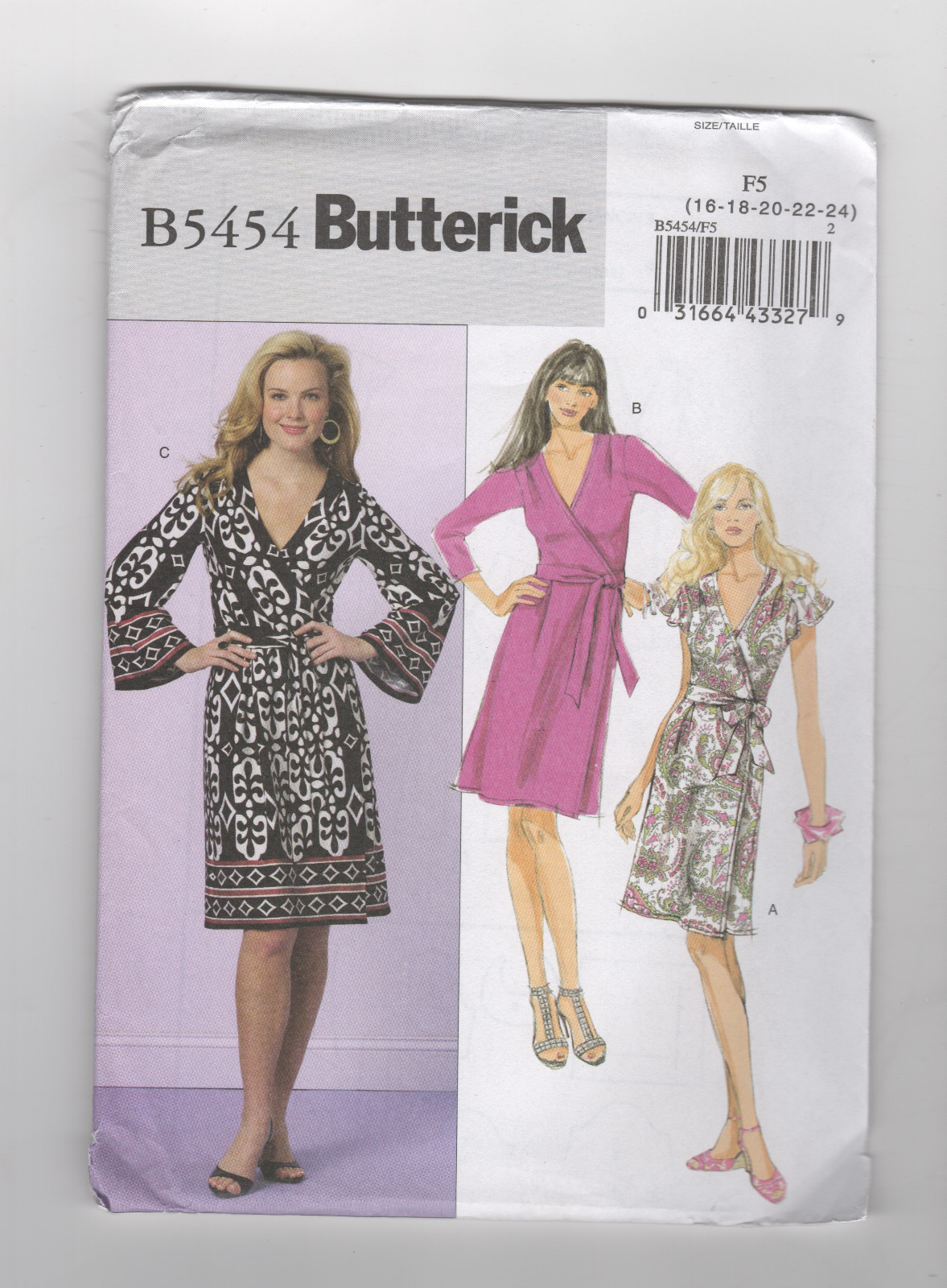 butterick wrap dress pattern