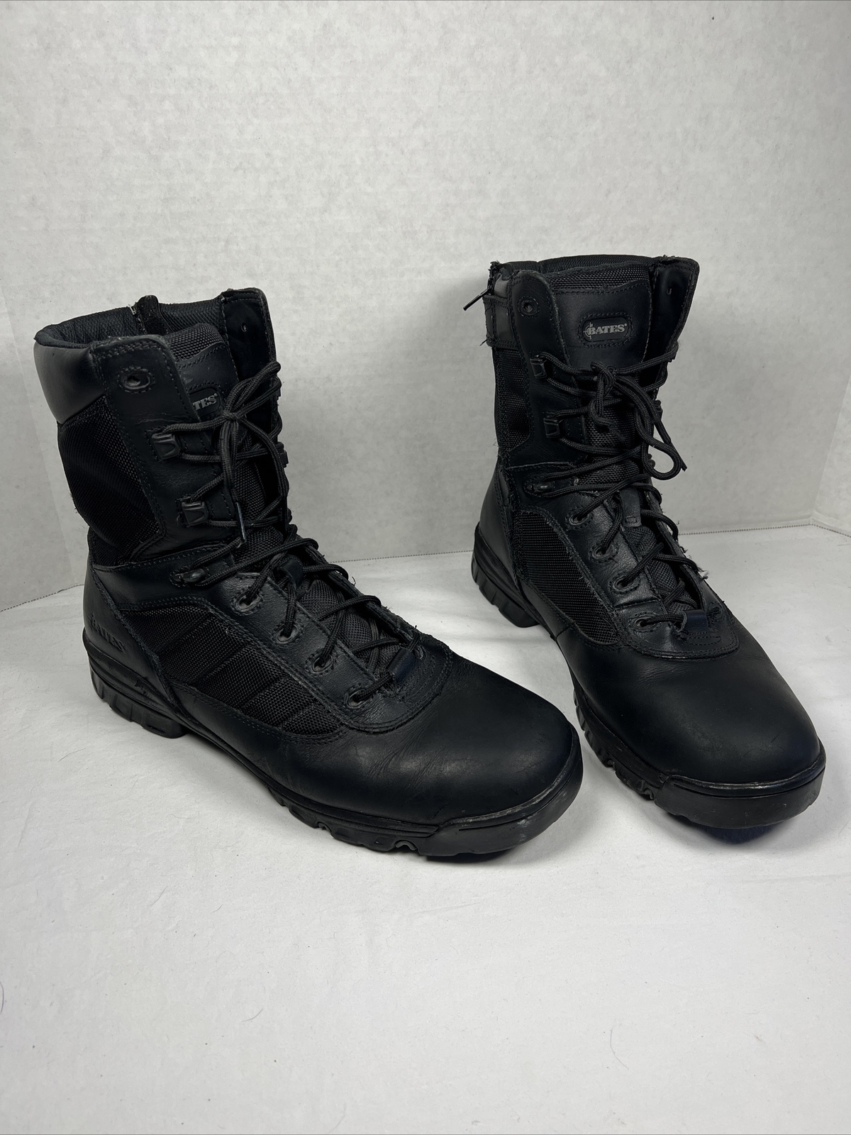 Bates E02261 Tactical Sport Side Zip Boots Black Men's Size 13