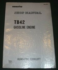 Manuale Di Riparazione Del Motore Diesel Komatsu TB42 Per Carrello Elevatore
