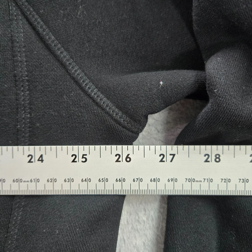 Sudadera DeWalt Hombre XL Negra Bolsillos Logo Gráfico Polar Cordón LEER Foto 4 de 4