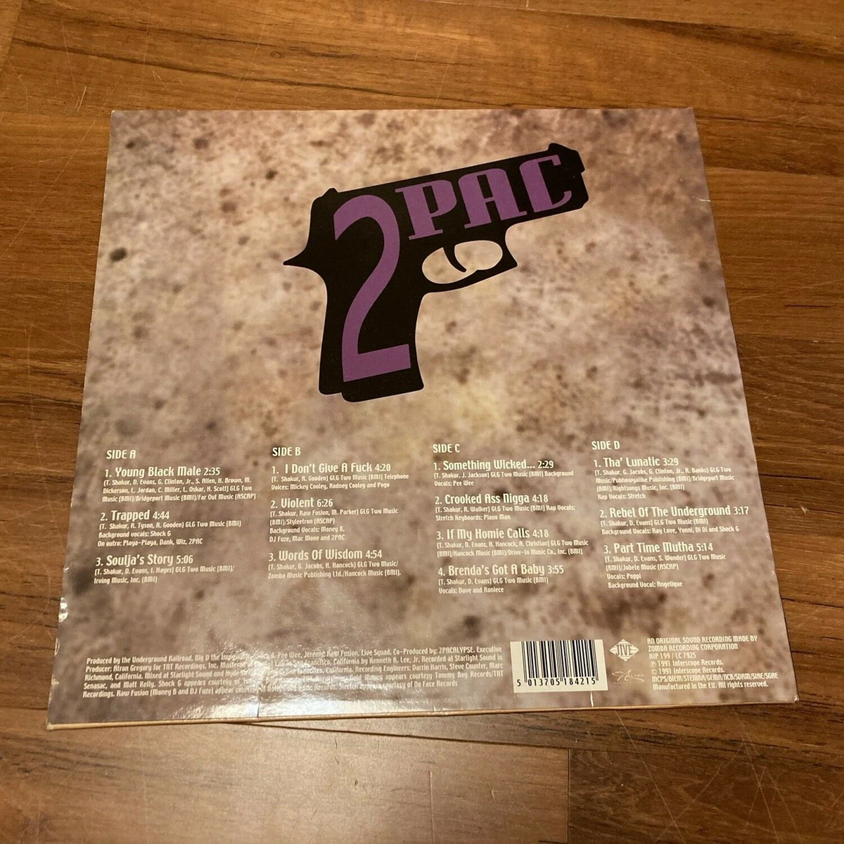 2Pac ‎2Pacalypse Now LP 1998 US HIP199 | eBay