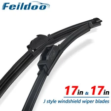 Feildoo 17"&17" Windshield Wiper Blades Fit For ISUZU Trooper 1984-1991 2Pack