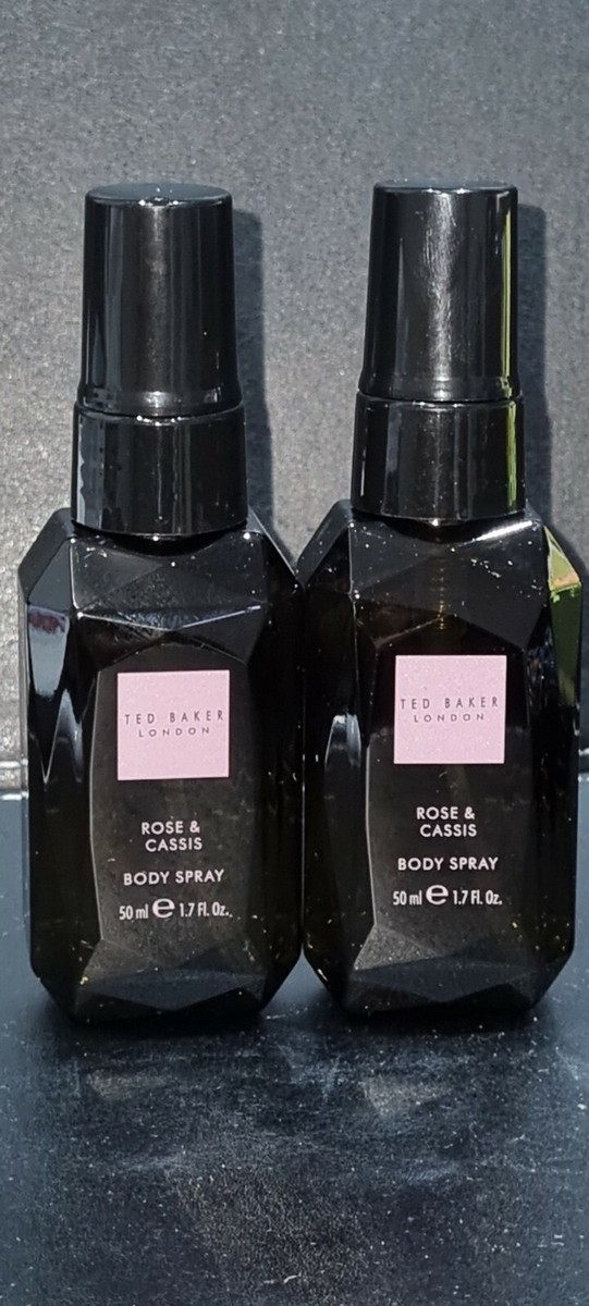 Ted Baker Rose & Cassis Body Spray, Chic • Bold • Stylish,Travel  