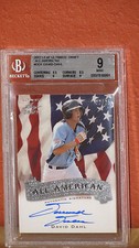 2012 Leaf Ultimate Draft All-American David Dahl Card BGS 9 Auto 10.