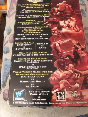 WWF WrestleMania 15 VHS (1999) Stone Cold vs The Rock Val Venis
