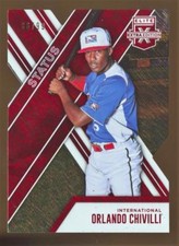 2017 ELITE EXTRA EDITION STATUS DCUT RED ORLANDO CHIVILLI #167 RC #66/99