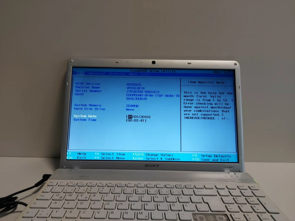 Laptop Sony Vaio PCG-61611M , DEFEKT ERSATZTEILE SEHE BESCHRIEBUNG...#231 - Bild 2 von 4