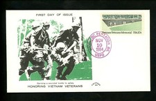 US FDC #2109 Washington DC 1984 Vietnam Veterans Memorial Descubrir 29a UO