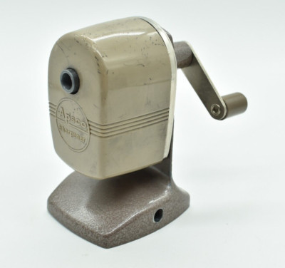 Apsco - VINTAGE PENCIL SHARPENER, Working, APSCO PRODUCTS, USA