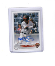 2022 Topps Pro Debut Autographs Matt Fraizer Auto