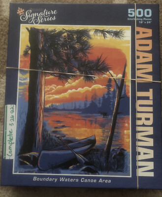 Boundary Waters Canoe Area Jigsaw Puzzle | Maynard's Signature Series 500 Pieces | Minnesota Wilderness Scene