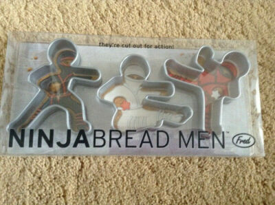 Genuine Mrs Freds And Friends NinjaBread Men Cookie Cutters