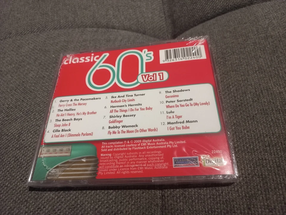 CD Clásico Años 60 Vol 1 Nuevo y Precintado Manfred Mann, Beach Boys, Tina Turner + Foto 3 de 3