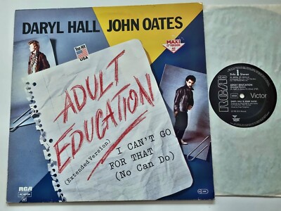 Daryl Hall & John Oates - Adult Education / I Can't Go For That 12'' Vinyl Maxi