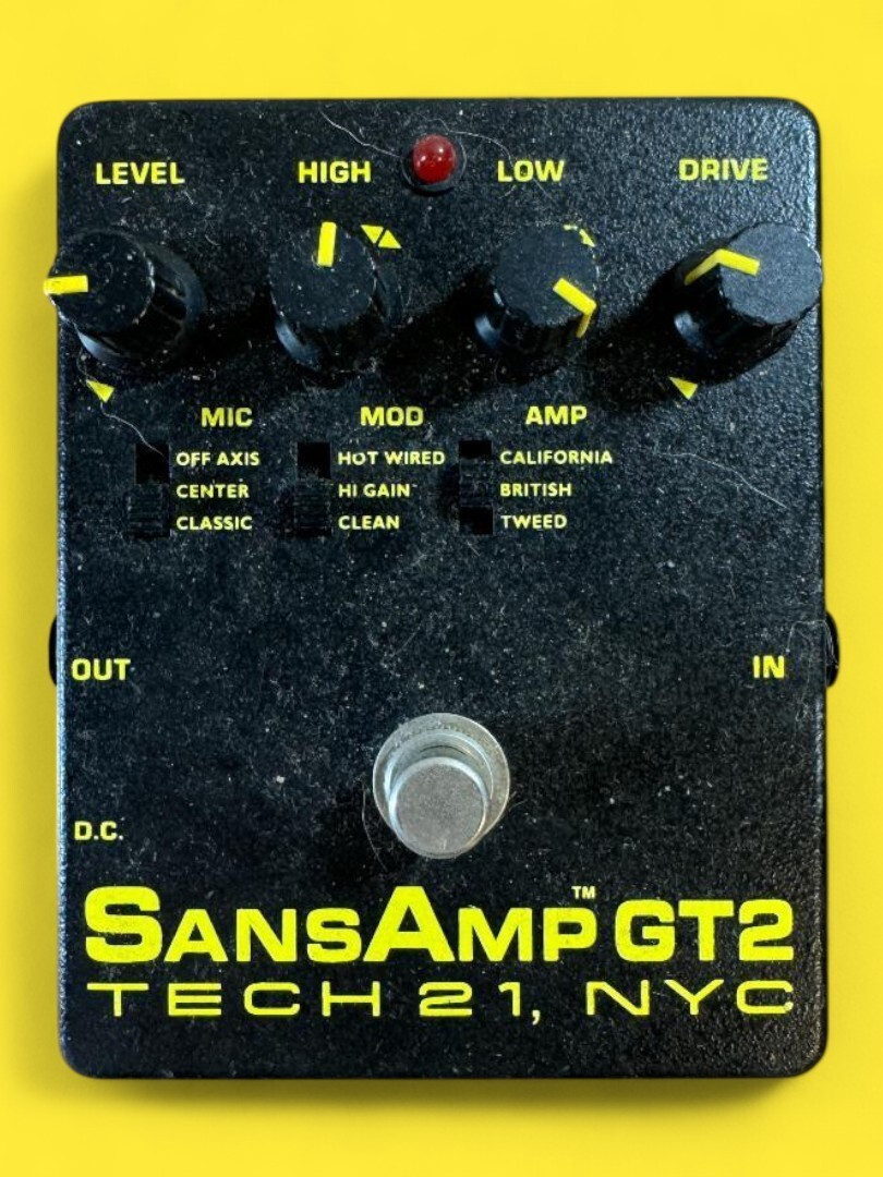 TECH 21 SANSAMP GT2 Black NYC Electric Guitar Bass