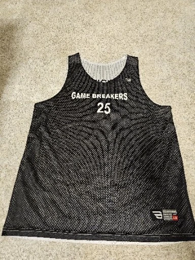 Game Gear GAME BREAKERS Shirt Black/wite, Size L Sleeveless, VIGIL - Image 2 of 4