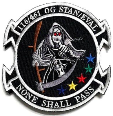 U.S. AIR FORCE 116th ACW /461st ACW OG STAN / EVAL PATCH (AFD) ROBBINS AFB