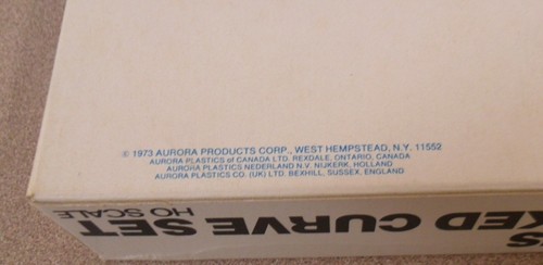 1973 AURORA AFX 2467, 9 INCH Radius Monza Banked Curve Set 8 Pieces HO Scale - 第 6/8 張圖片