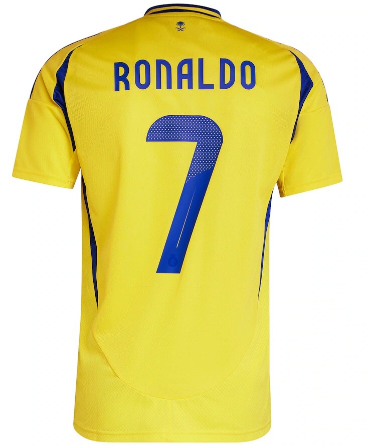 Al Nassr 2024/25 Home Jersey, RONALDO 7, Players Version, Size 2XL
