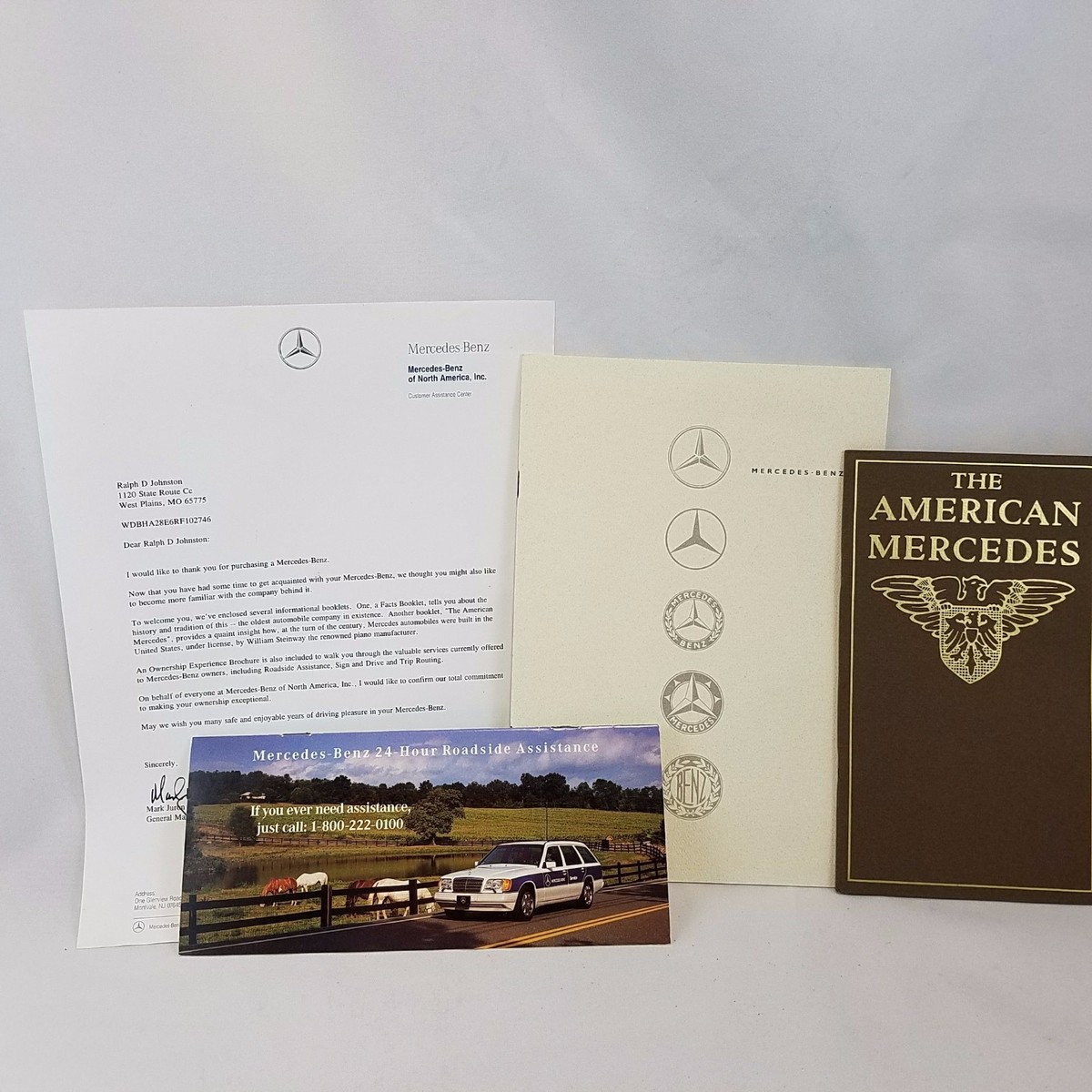 メルセデスベンツ 非売品 創業者の漫画 ヒストリー 新品 未開封 Mercedes Benz Ownership Packet Facts Booklet History