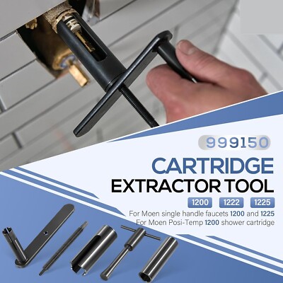Moen Cartridge Puller Tool – Removes Posi-Temp 1200, 1222 & 1225 Series Shower Cartridges Moen Cartridge Puller Tool – Removes Posi-Temp 1200, 1222 & 1225 Series Shower Cartridges