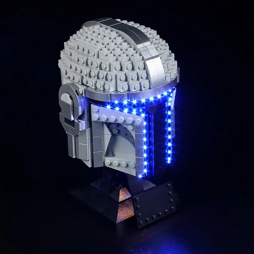 LED Licht Kit für Lego 75328 The Mandalorianer Helm Beleuchtungs Lichter - Bild 11 von 19