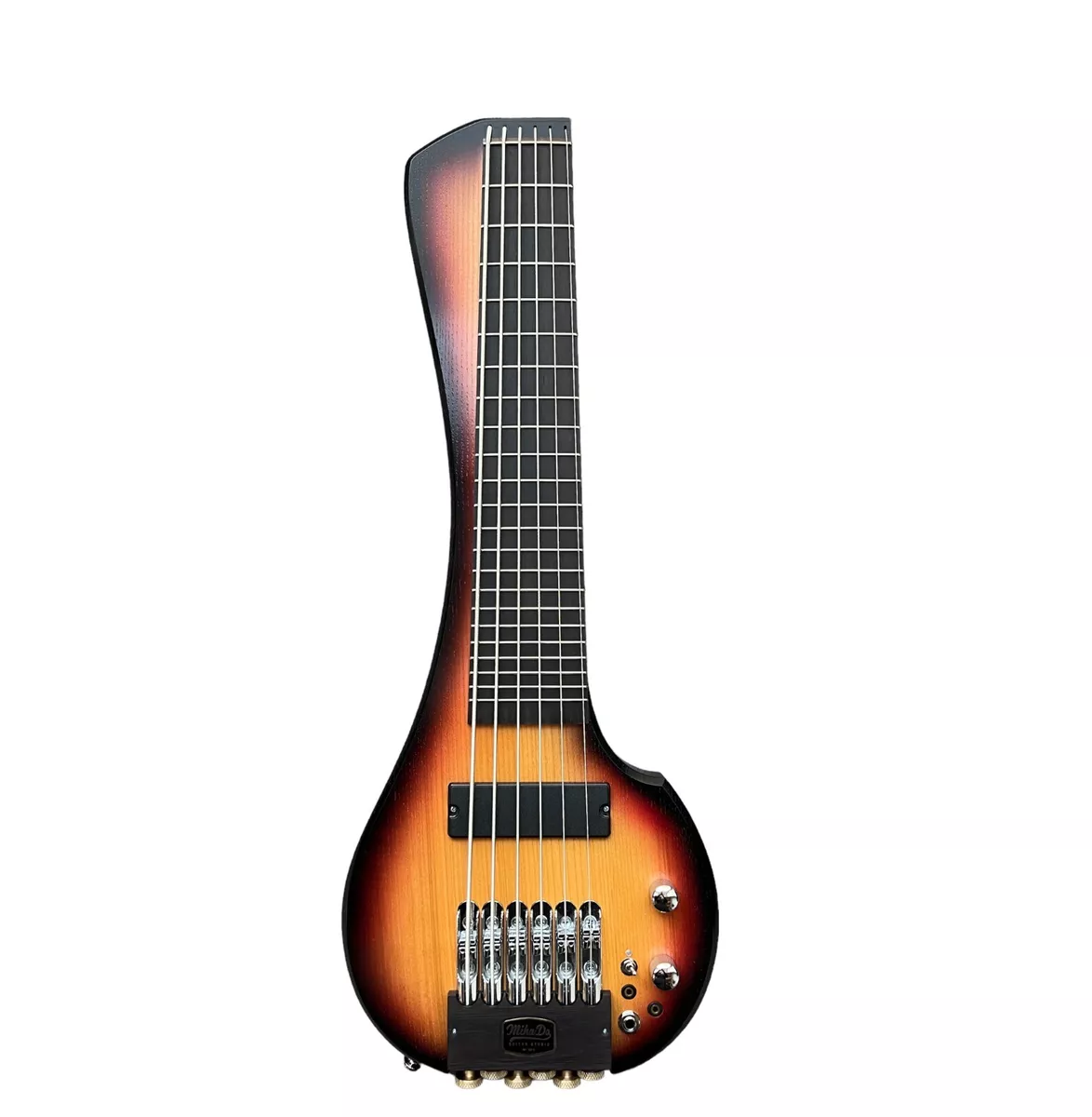 Headless Bass 6 string Scale 22 Travel Short Scale FingyBass