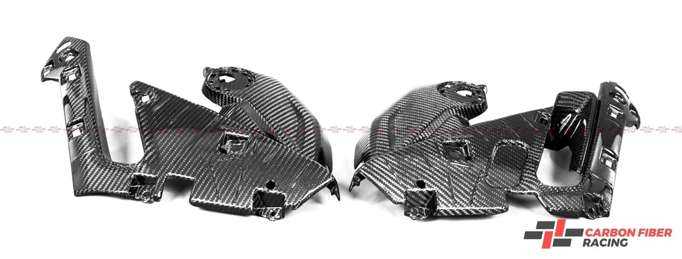 Paneles laterales superiores de fibra de carbono para BMW R1250RS 2021-2023 Foto 4 de 4